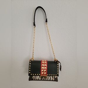 Michael Kors CeCe Medium Logo Mixed-Media Covertible Shoulder Bag